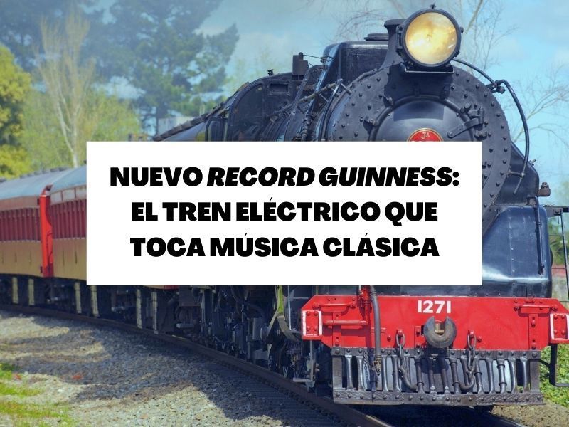 Descubre el tren eléctrico en miniatura que toca temas de música clásica